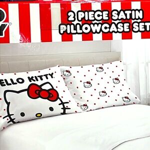 24HR DROP ⬇️ Hello Kitty 2 PC Satin Pillow case set
